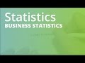 Introduction to Statistics | Business Statistics (STAT101)