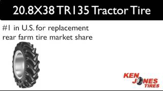 20.8X38 BKT TR135 Tractor Tires | 1-800-225-9513 | Ken Jones Tires by Tractor Tires and Tire Chains Experts 341 views 8 years ago 1 minute, 49 seconds