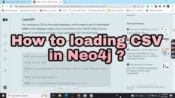loading CSV as neo4j graph