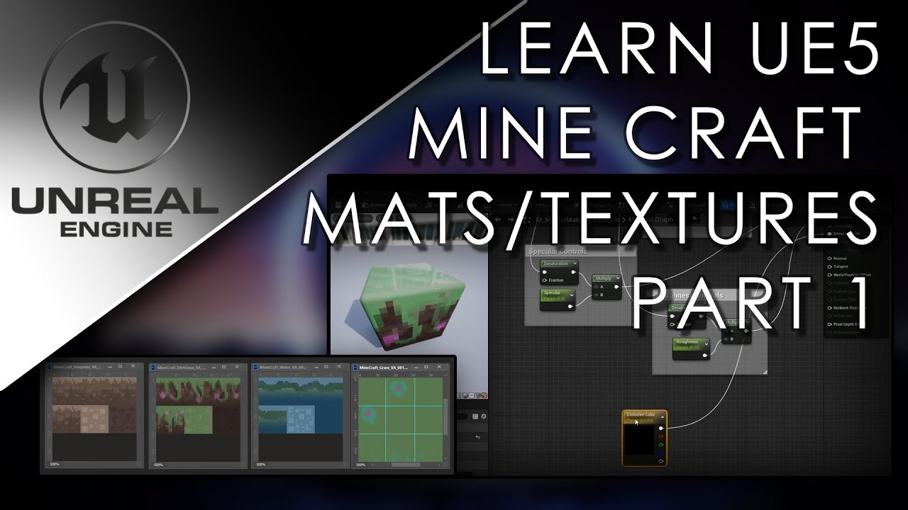 2 002 Learning UE5 Minecraft Materials And Textures P1 - YouTube