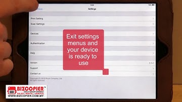 Printing using Ricoh Smart Device Print and Scan