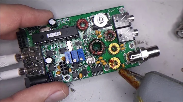 QCX Mini Mini Tip 10 - Securing the Inductors