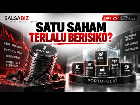 Jangan Taruh Semua Uang di 1 Saham! 🤔 | Belajar Diversifikasi — Day 25 Investasi Saham Untuk Pemula 