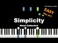 Rend collective  simplicity key of c  easy piano cover tutorial