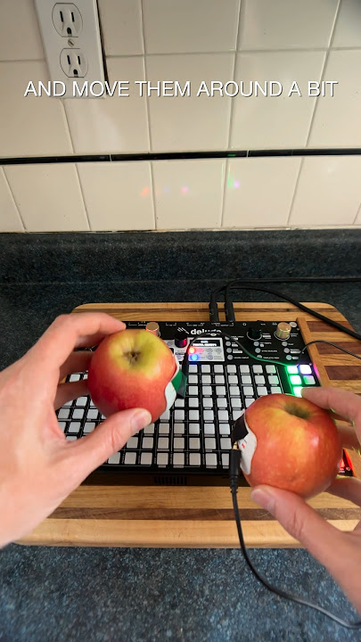 Making Music with Apples                        #apple #music #audio