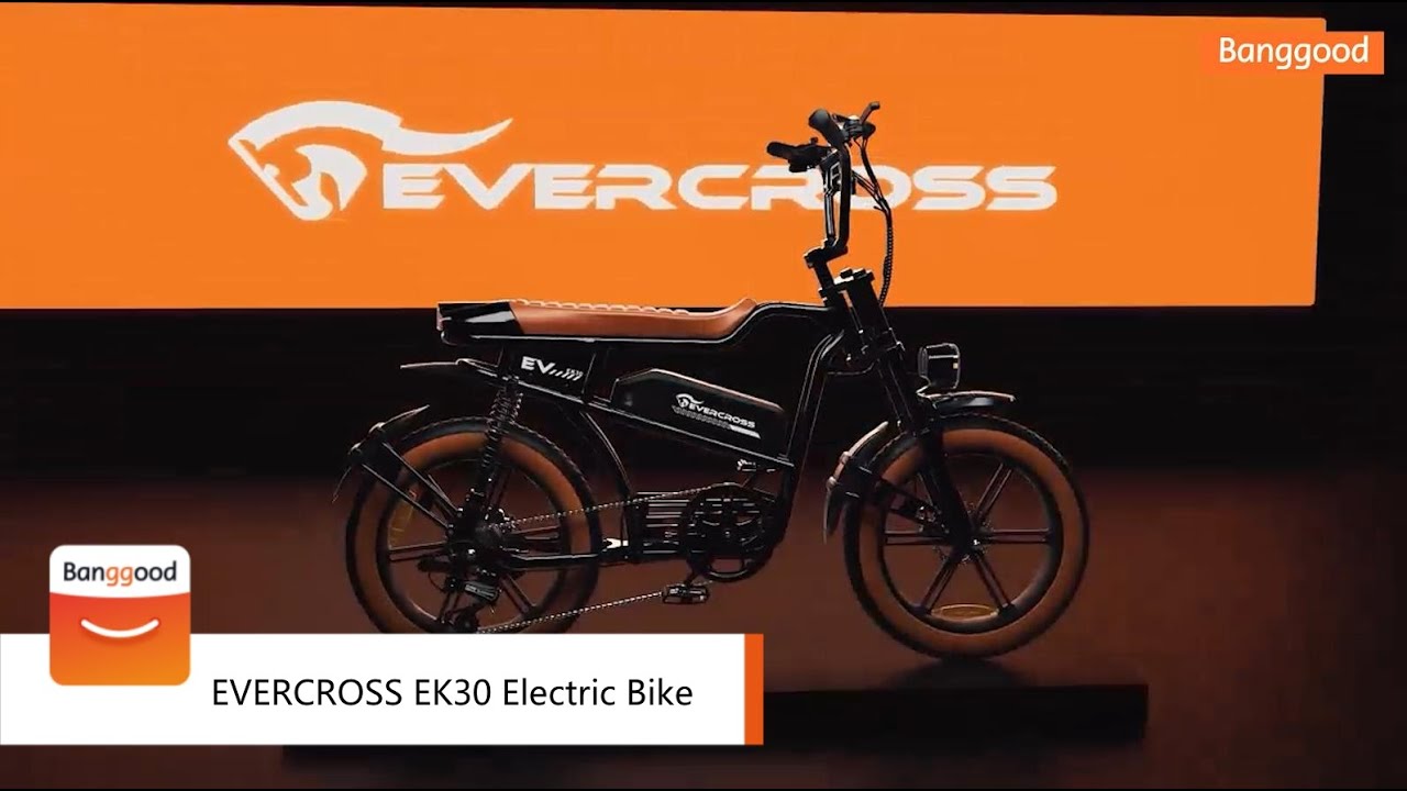 EVERCROSS EK30 Electric Bike - Shop on Banggood - YouTube