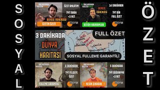 TYT SOSYAL FULL ÖZET 2024 ❗️ TYT SOSYAL SON TEKRAR VİDEOSU | #yks