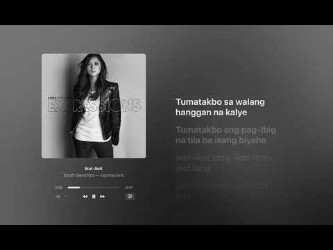 Sarah Geronimo - Ikot-Ikot (Lyrics video)