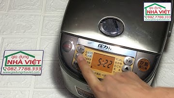 Hướng dẫn sử dụng nồi cơm cao tần áp suất Zojisushi