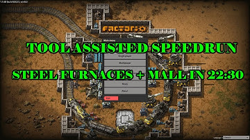 Factorio Any% TAS - Part 5 (Steel furnaces, mall upgrades and "medium power" in 22:30)