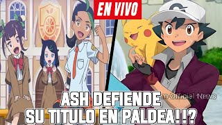 LA DEFENSA DEL TITULO DEL CAMPEON ASH EN POKEMON HORIZONTES!!? | LA LIGA DE PALDEA