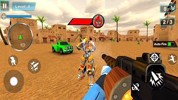 Robot Jungle Strike - Fps Shooting Game - Android GamePlay #3