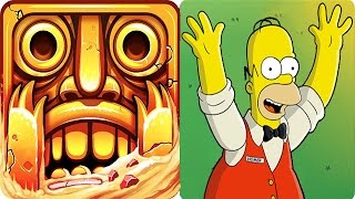 Temple Run 2 vs The Simpsons Tapped Out screenshot 2