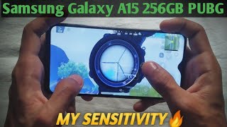 Samsung Galaxy A15 256GB ki PUBG Mobile Sensitivity 🔥 Samsung Galaxy A15 256 PUBG Mobile Sensitivity