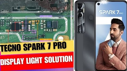 Tecno Spark 7 pro  Display light way / Techno Display light solution/ lcd light ways#trending