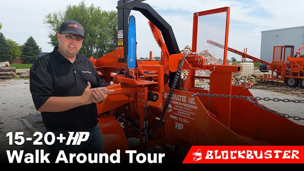 Walk Around the 15-20+ HP Firewood Processor | Blockbuster Firewood Processors