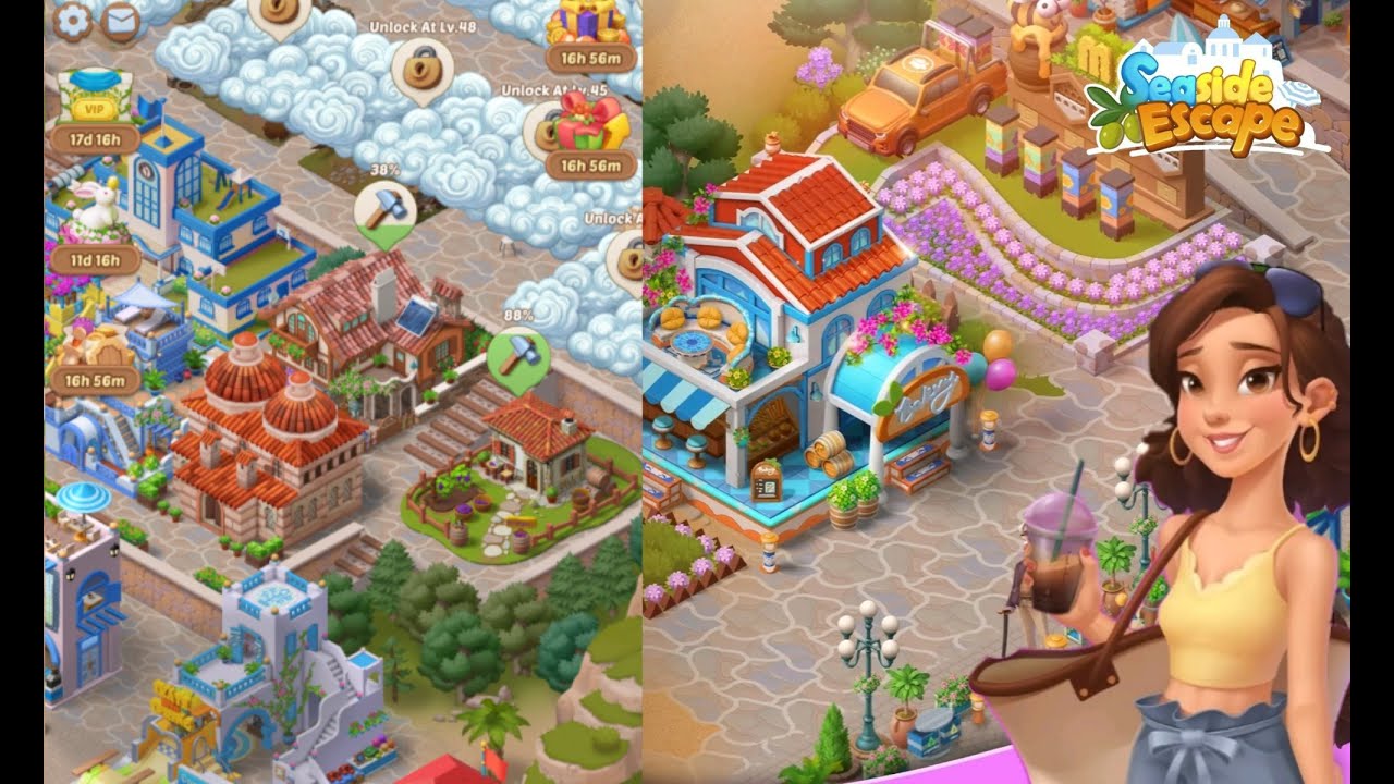 Seaside Escape  Level 39-40 Part 35 🏖🏝 