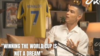 "The World Cup is not my dream" Ronaldo/Piers Morgan interview 