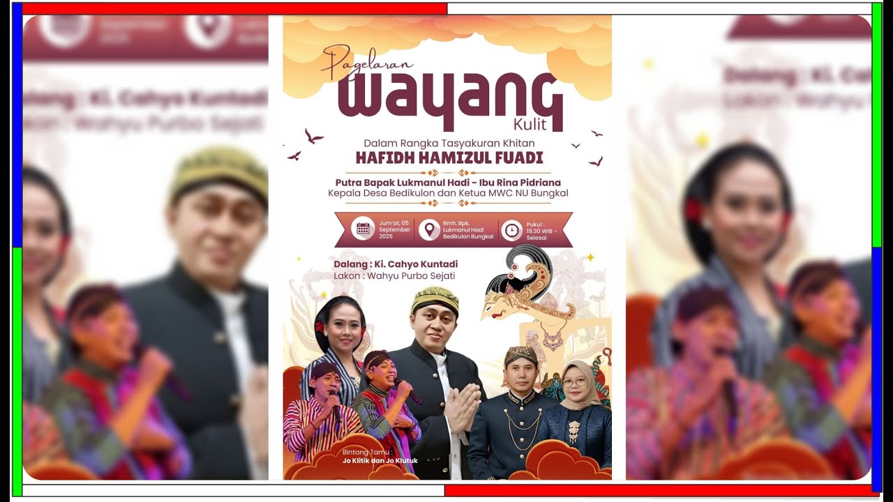 LIVE KI CAHYO KUNTADI //WAHYU PURBO SEJATI / TASYAKURAN KHITAN HAFIDH HAMIZUL FUADI // PANDAWA AUDIO