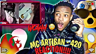 🇺🇸🇩🇿AMERICA REACTS TO Mc Artisan - 420 | REACTION😳🔥