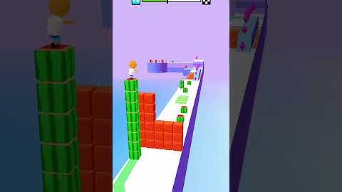 Cube Surfer! Game Level 48