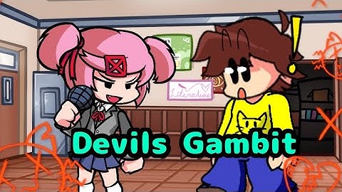 FNF /Devils Gambit but @Jinx-Cat-Lover and Natsuki (fnf covers)