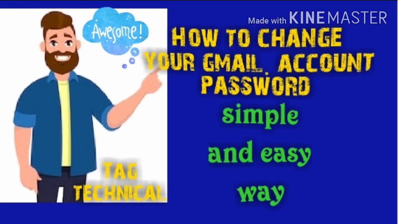 How To Change Your Gmail Account Password 2020 in Hindi YouTube