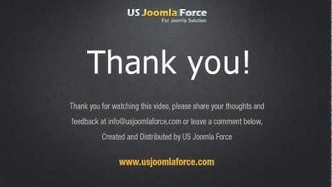 Joomla Tutorial: Adding Articles in Joomla 2.5