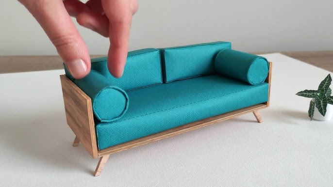 DIY mini paper sofa for dollhouses (printable template with measurements) | Mini paper furniture - YouTube diy-mini-paper-sofa-for-dollhouses-printable-template-with-measurements-mini-paper-furniture-youtube