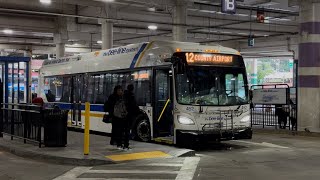 Beeline Bus: XDE40 Route 12 Full Ride from White Plains Bus Terminal to County Airport-HPN