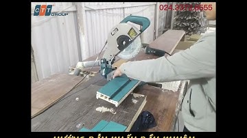 VIDEO HƯỚNG DẪN CÁCH KHẤU ĐẦU KHUÔN CỬA GỖ NHỰA COMPOSITE CTT GROUP