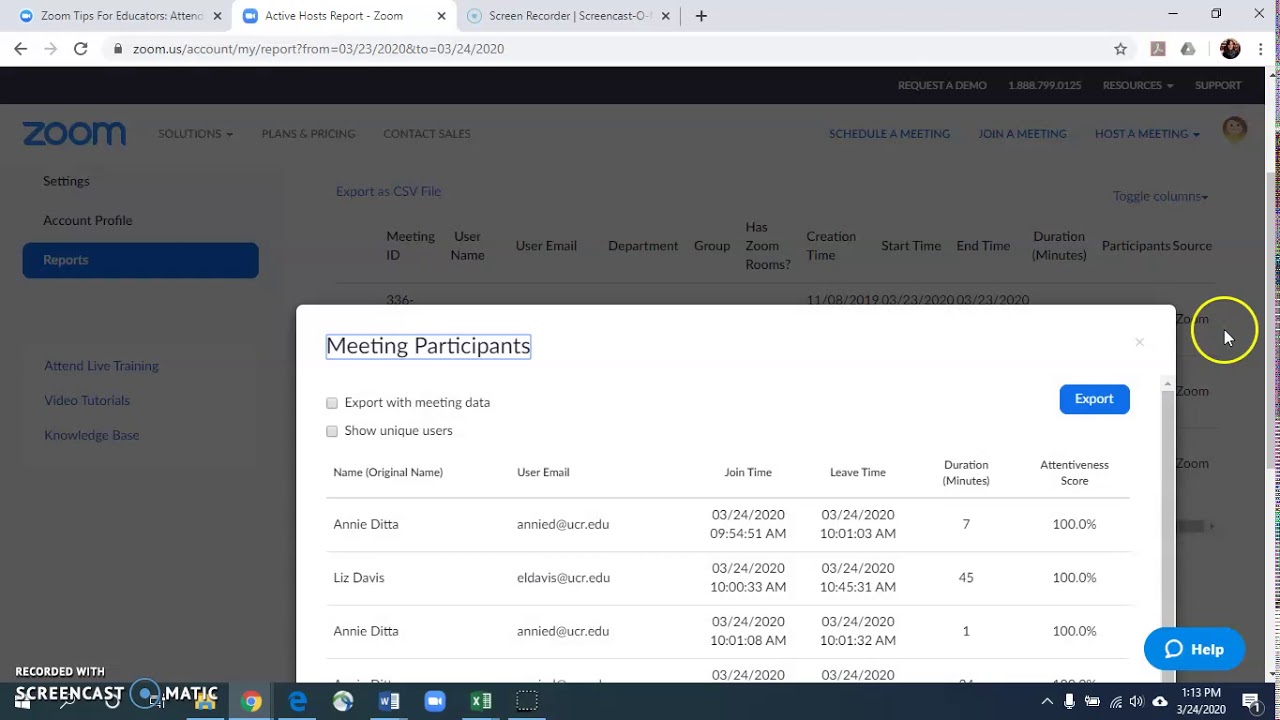How to Get a List of Participants from Your Zoom Room How to Get a List of Participants from Your Zoom Room