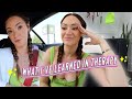 what i've learned in therapy + drive thru talks!!