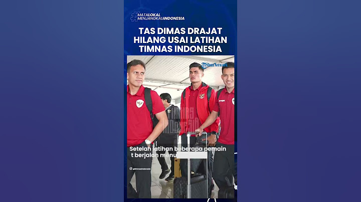 Tas Dimas Drajat Hilang setelah Jalani Latihan Bersama Timnas Indonesia