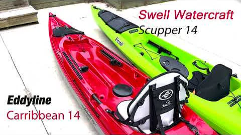 Swell Watercraft Scupper 14 compared to Eddyline Caribbean 14