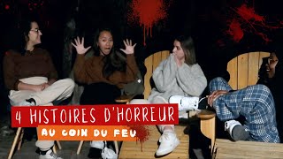 4 histoires VRAIES qui font PEUR 👻 avec @LivMoietco 🕸️ @Lenadorable 🔪 et @ChristianeTran 🎃