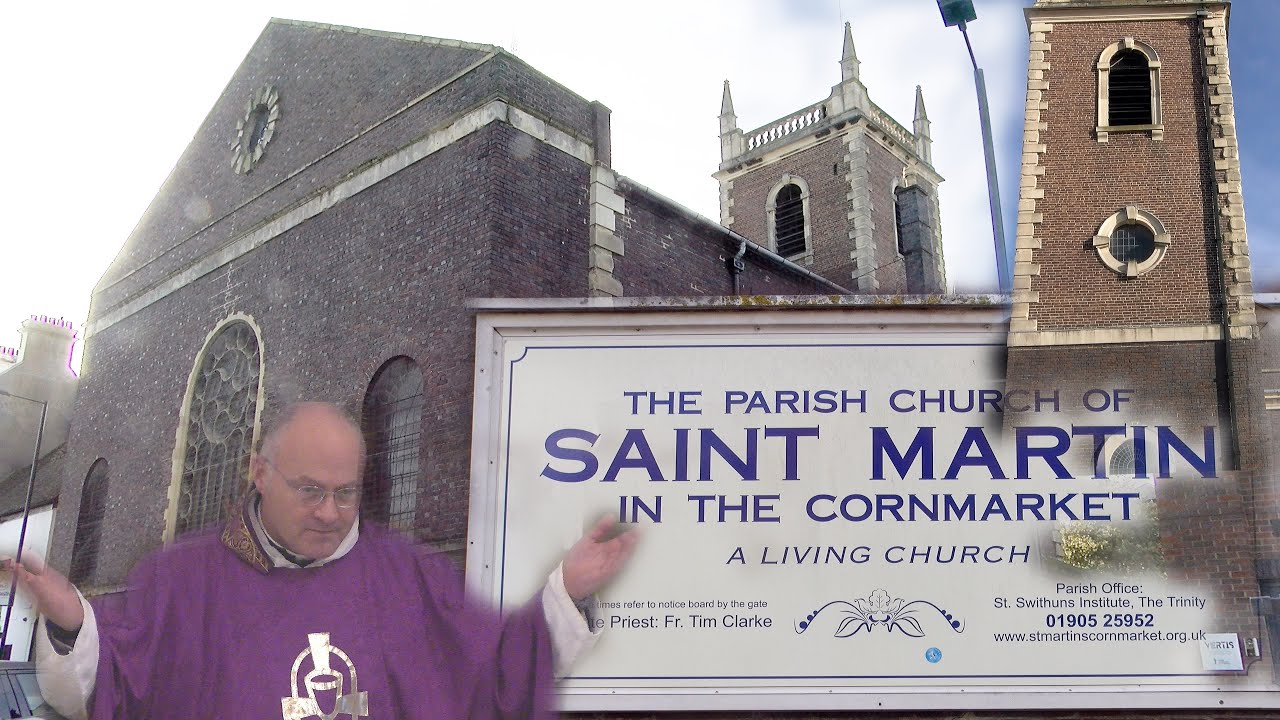 Old St Martin The Cornmarket, Worcester,  Visitor's Guide ft Widor Toccata, film by JSPV 