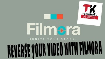 How to Make a Reverse Video In Filmora Video Editor|IN HINDI