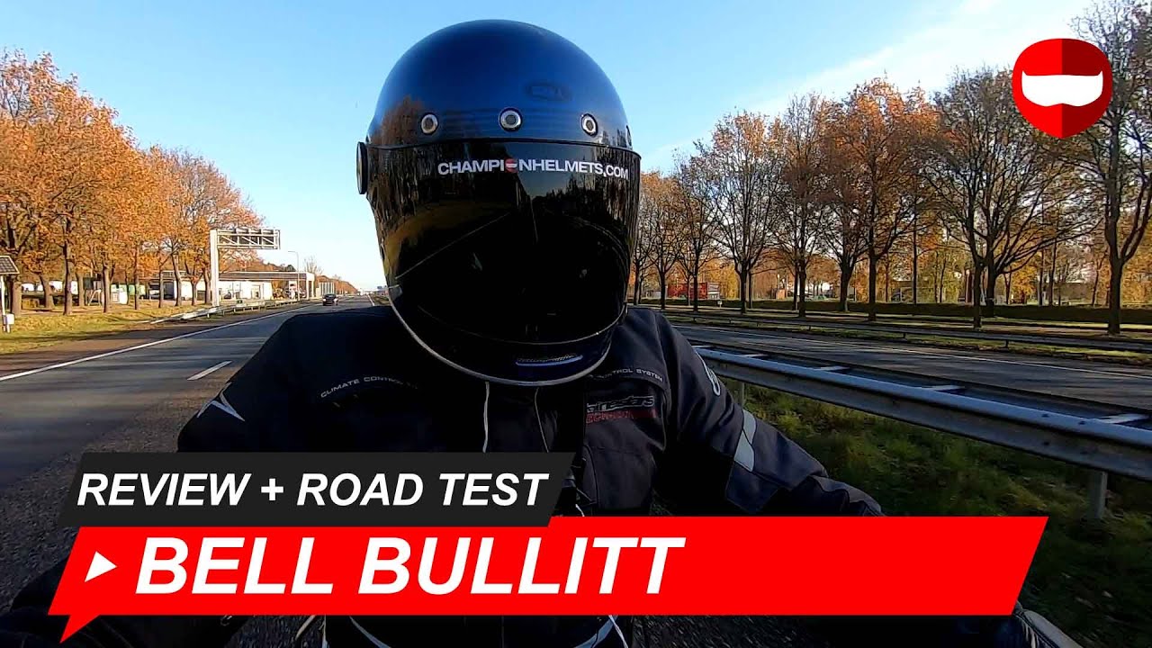 Bell Bullitt DLX Full Face Helmet Video Review and Road Test -  ChampionHelmets.com - YouTube