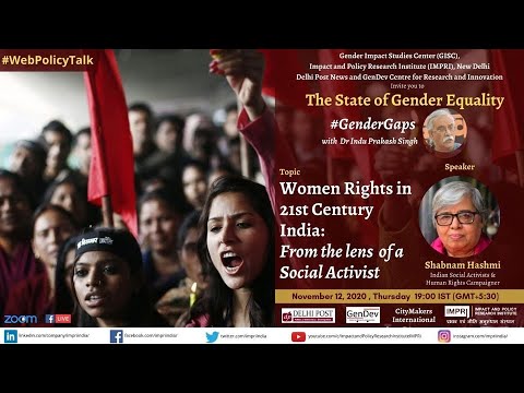 #GenderGaps | E10 | Shabnam Hashmi | Women Rights in the 21st Century