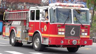 Philadelphia Fire Department Engine 6 Responding