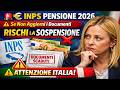 🚨💶 INPS Pensione 2026  ⚠️ Se Non Aggiorni i Documenti Rischi la Sospensione ❌  Attenzione Italia