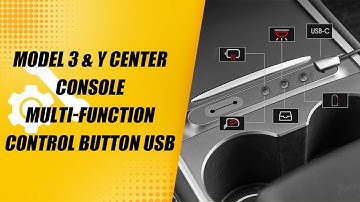 Model 3 & Y Center Console Multi-function Control Button USB Docking Station Installation Video