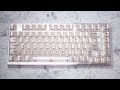 Yunzii x75 gasket transparent mechanical keyboard review  sound test