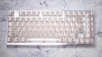 YUNZII X75 Gasket Transparent Mechanical Keyboard (Review + Sound Test)