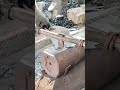 Smoothing the tip &amp; stamping the blade.#Blacksmith #Forging #Metalwork #Handmade #Craftsmanship