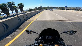 Quick Ride to Dana Point Harbor & PCH | Kawasaki ZX4-RR | Just Moto Rumble
