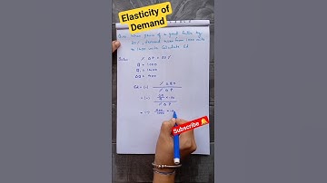 Numerical of Elasticity of Demand #commerce #economics #microeconomics #demand #importantquestions