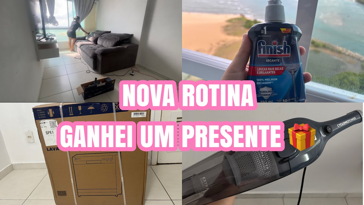 VOLTANDO A ROTINA GANHEI UM PRESENTE 🎁 
