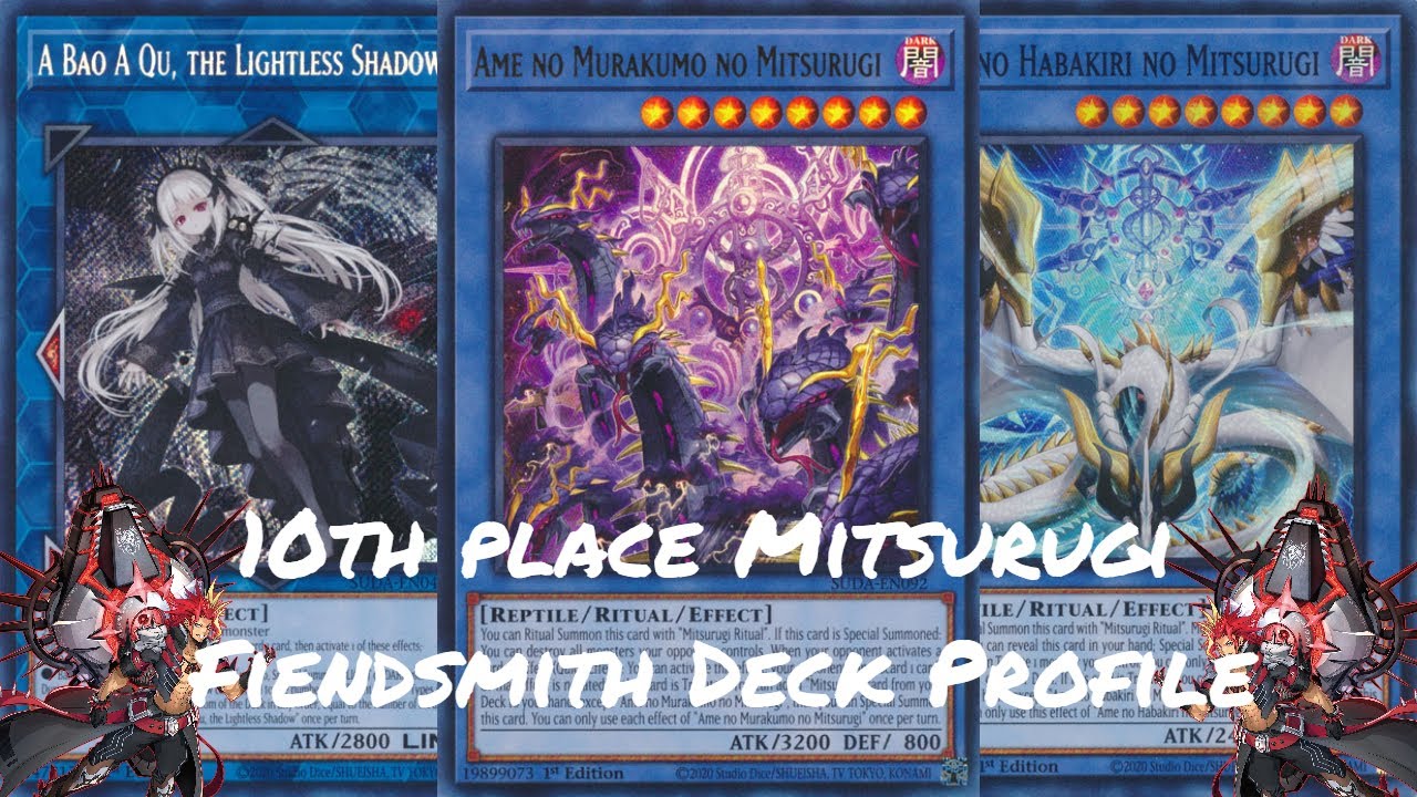 My 10th Place Fiendsmith Mitsurugi, Frederick Regional Deck Profile